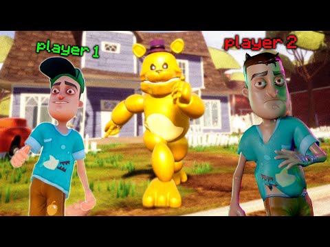 FAST FREDBEAR But MULTIPLAYER In Hello Neighbor