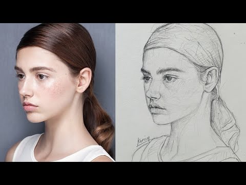 Advanced Drawing Techniques: Breathing Life into Portraits @One Pencil drawing