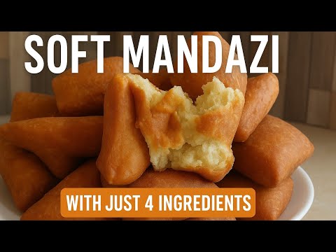 How to Make Soft & Fluffy Mandazi | Just 4 Ingredients / Easy Snack At Home.