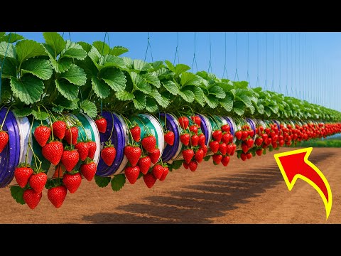 Hanging Tub Garden Hack for High Yield Strawberries