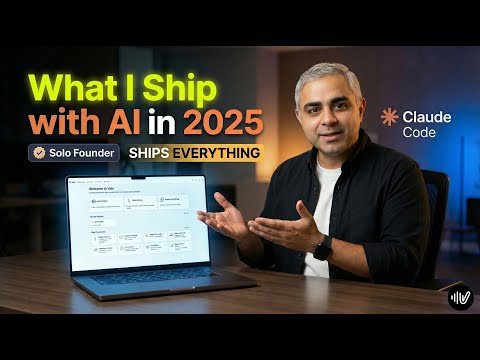 What One Person Can Ship with AI in 2025 | Claude Code Live Session [Extended Cut]