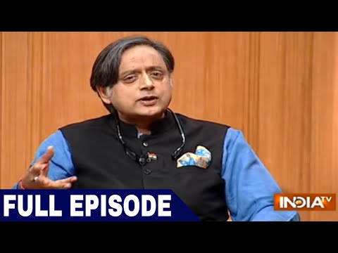 Congress leader Shashi Tharoor in Aap Ki Adalat (Full Episode)