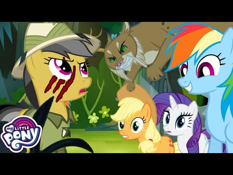 The Mane 6 JUNGLE ATTACK?!🐯🌿🐍 4 HOURS OF SEASON 4 | My Little Pony: Friendship Is Magic