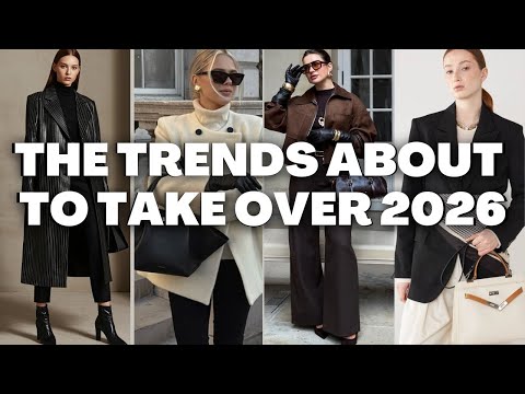 8 OVERLOOKED FASHION TRENDS SET TO DEFINE 2026!