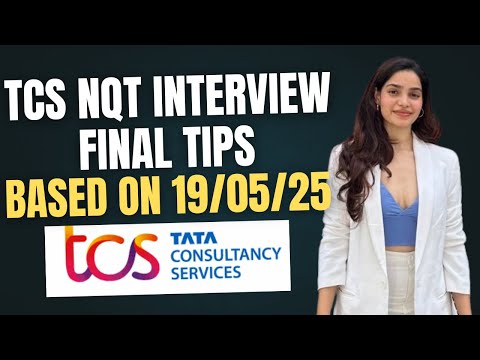 TCS NQT Interview tips Based on 19/05/2025 | How to Explain Self Introduction & Project