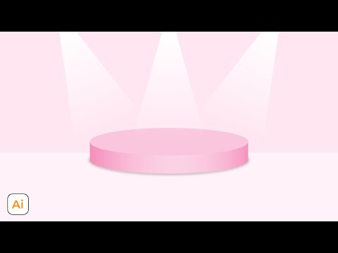 How to Make Podium Design - Adobe Illustrator Tutorials