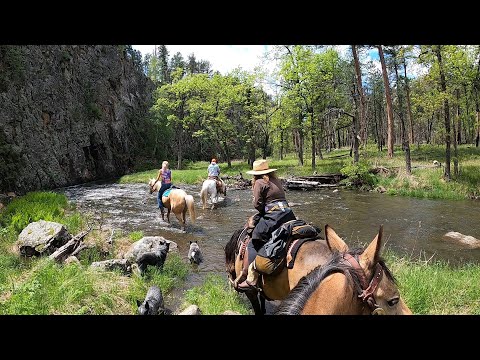 French Creek South Dakota horseback riding trails 2023 Part 1
