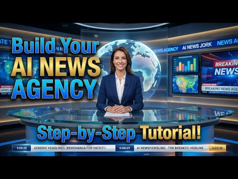 Create a Professional TV News Broadcast Using AI – Step by Step Tutorial