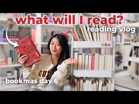 reading whatever my advent calendar chooses..  (BLIND date with a BOOK challenge) | bookmas day 6📚❄️