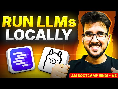 Run LLMs Locally with Ollama & LM Studio (No API Cost!) | LLM Bootcamp Hindi 2025 🚀 – Day 3 💻