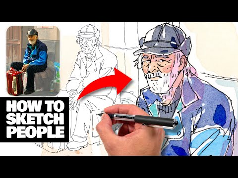How to Sketch People Step by Step | Simple Sketching Method
