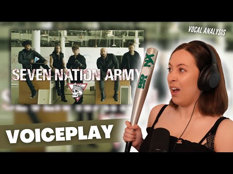 VOICEPLAY Seven Nation Army ft Anthony Gargiula | Vocal Coach Reaction (& Analysis)