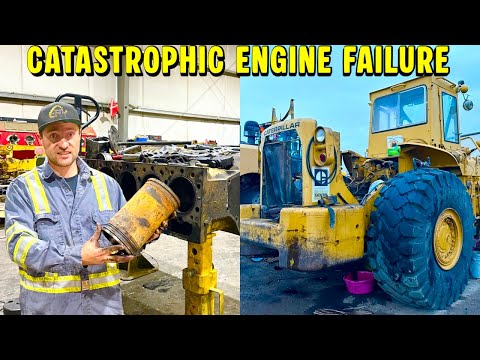 THIS 980B ENGINE HAS MAJOR ISSUES!!! CATERPILLAR 3306PC