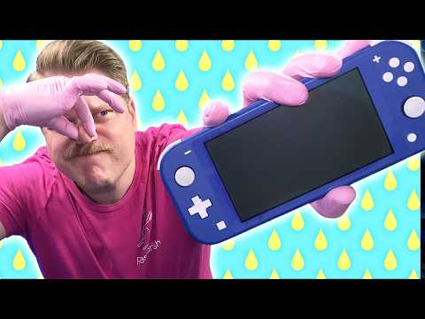 EXTREME Kid Pee Damaged Switch Lite - Restored(ish)