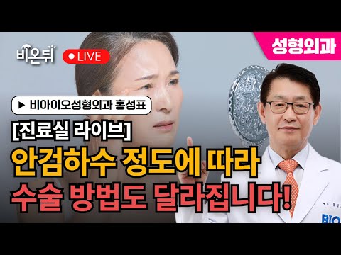 Surgical method according to the degree of eyelid drainage / BIO Plastic Surgery Hong Seong-pyo