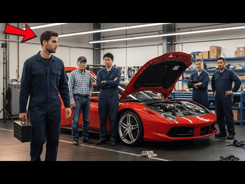 Ni Los Mecánicos Japoneses Pudieron Arreglar La Ferrari... Hasta Que Llegó Mecánico Desempleado...