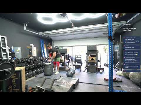 Road To Arnold's: Circus Dumbbell, Sandbag Runs