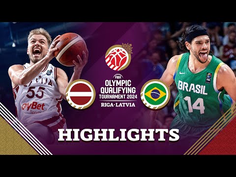 Final: Latvia 🇱🇻 vs Brazil 🇧🇷 | Highlights | FIBA OQT 2024 Latvia
