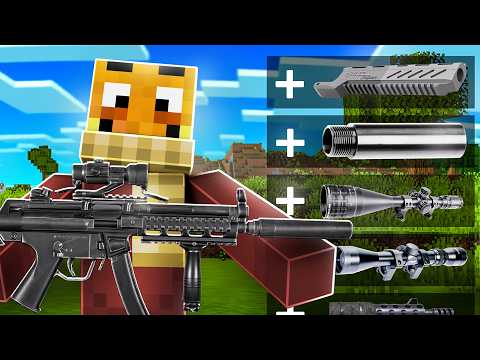 Minecraft, aber mit Waffen die man umbauen kann