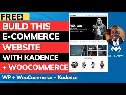 Kadence Tutorial: How to Create an E-commerce Website in WordPress with Kadence.