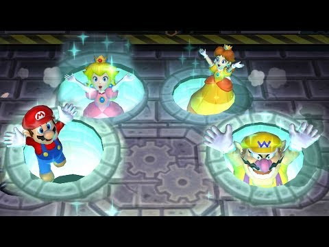 Mario Party 9 Garden Battle - Peach vs Daisy vs Wario vs Mario| Cartoons Mee