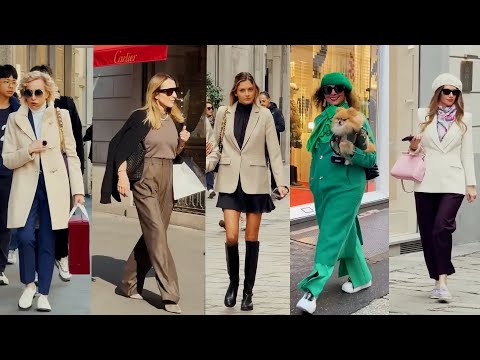🍁Fashion Alert! Milan Street Style October 2025 | Timeless Fall Elegance