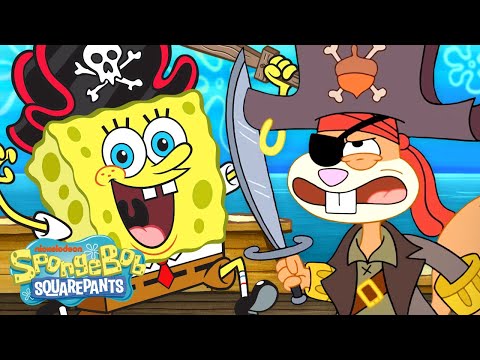 Ahoy Matey! SpongeBob’s Best Pirate Scenes Ever! 🐠⚓ | @SpongeBobOfficial