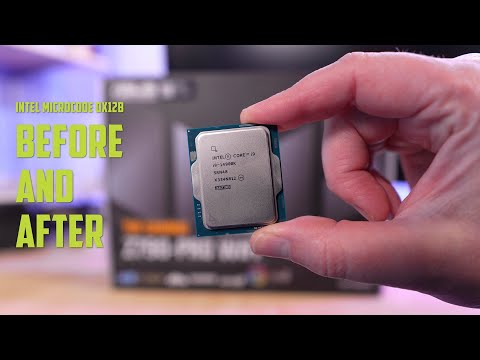 Intel Core i9-14900K Microcode 0x12B Update Results