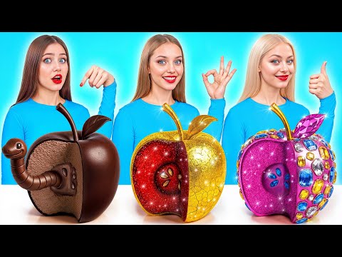 รวย vs ยากจน vs จีก้าริช อาหาร ท้าทาย | ช่วงเวลาที่ตลก Super Hyper DO