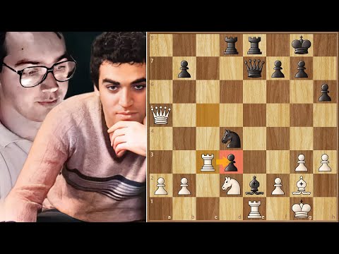 From Tiny Advantage to Total Annihilation! || Nikolic vs Kasparov || Niksic 1983