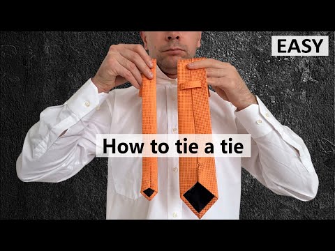 How to tie a tie (Easy)