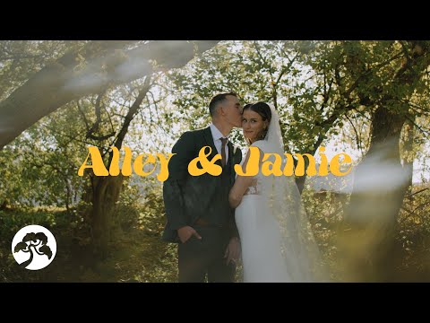 Ever since day one, I knew you were the person for me. | Alley & Jamie’s Timber Barn Wedding