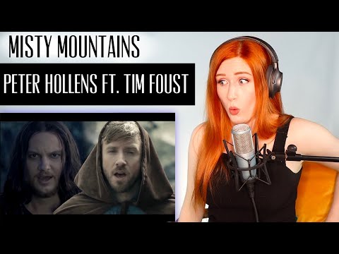 PETER HOLLENS ft. TIM FOUST.... Misty Mountains (The Hobbit) | VOICE COACH REACTS