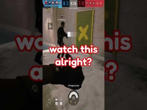 he hit a sick clip #funny #gaming #rainbowsixsiege