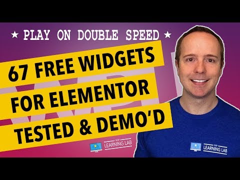 67 Free Elementor Widgets & Elementor Addon Widgets 2018