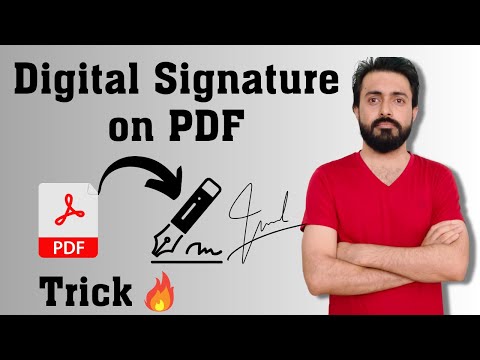 How to sign digital signature on pdf | Digital sign on digital files | how to add dsc in pdf?