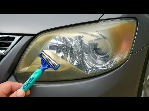 Ingenious Trick! Make Headlights Like Crystal Clear in 5 Minutes With This Tool