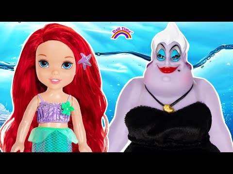 Elsie and Annie - Ariel the Little Mermaid Play🧜♀️