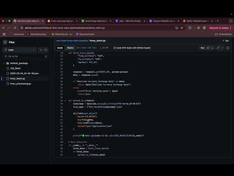Real-Time Forex ETL Pipeline | PySpark + AWS Glue + S3 + Redshift + Tableau