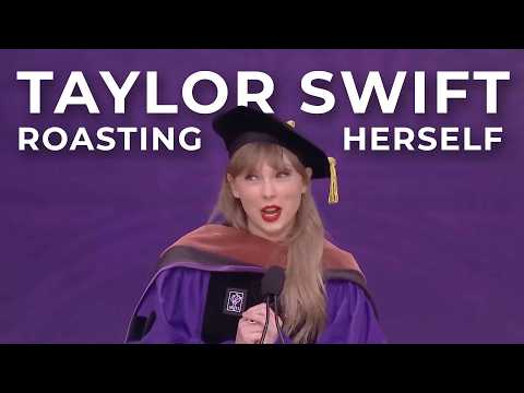 taylor swift roasting herself for 6 minutes straight