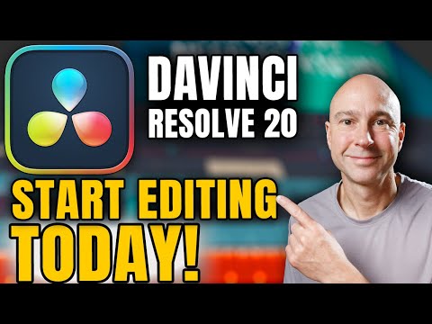 DaVinci Resolve 20 for Beginners:  CRASH COURSE – Edit Your First Video Step-by-Step