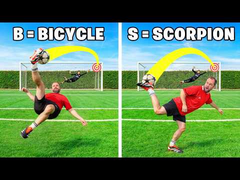 Scoring 1 AMAZING Goal For Every Letter