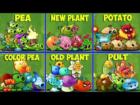 Random 6 Team Plants Vs 6 Team Zombies - Who Will Win? - PVz 2 Battlez