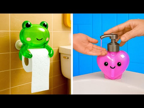 🛁 GENIUS BATHROOM GADGETS & DIY DECOR IDEAS YOU NEED TO TRY! 🧼✨