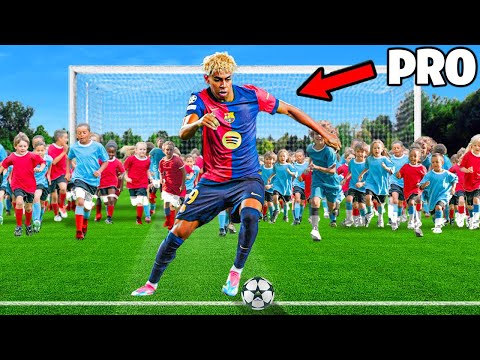 100 KIDS vs 1 PRO In A Football Match