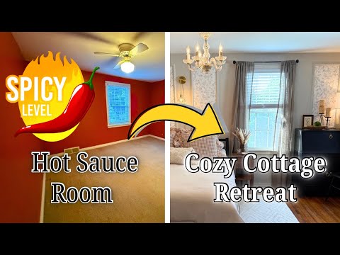 From Ugliest Room in the House to Cozy Cottage Retreat/Budget Makeover