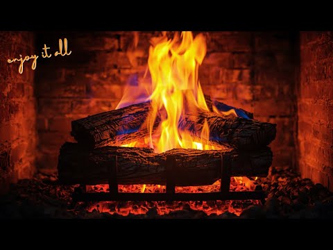 🔥 Cozy Fireplace (LIVE 24/7) | Relaxing Fireplace with Burning Logs and Crackling Fire Sounds💤