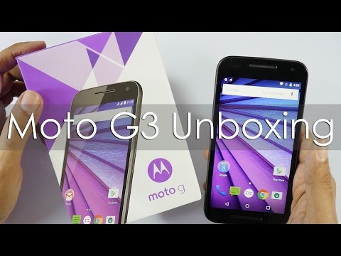 Moto G3 3rd Gen Unboxing & Hands On Overview