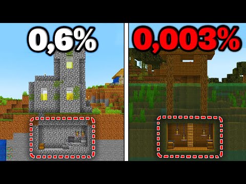 Ich teste 13 GEHEIME RÄUME in MINECRAFT die du kennen musst!