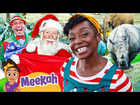 Blippi and Meekah's Christmas Adventure at the Zoo! | Educational Videos for Kids | Kids TV
